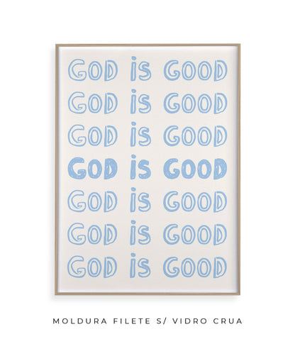 God is good (azul)