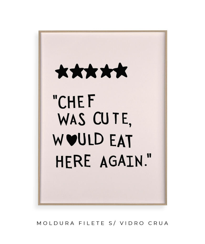 Chef was cute (preto)