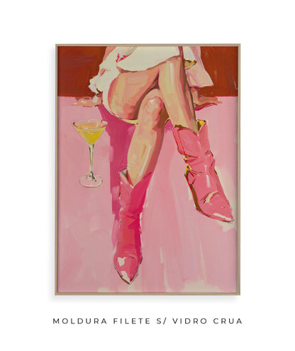 Pink boots &amp; Martini