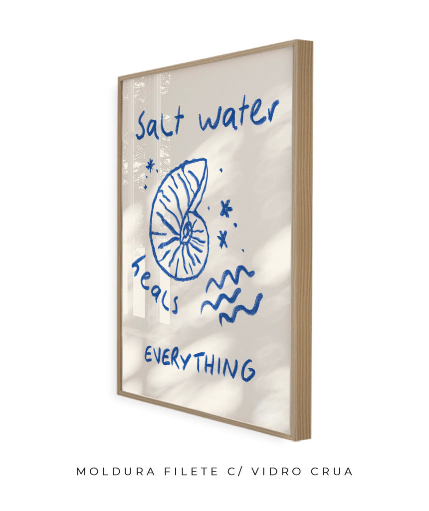 Salt Water heals everything!