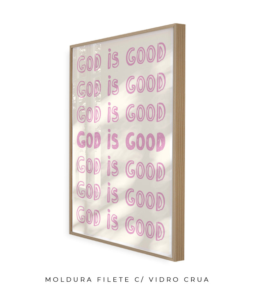 God is good (rosa)