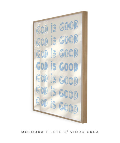 God is good (azul)
