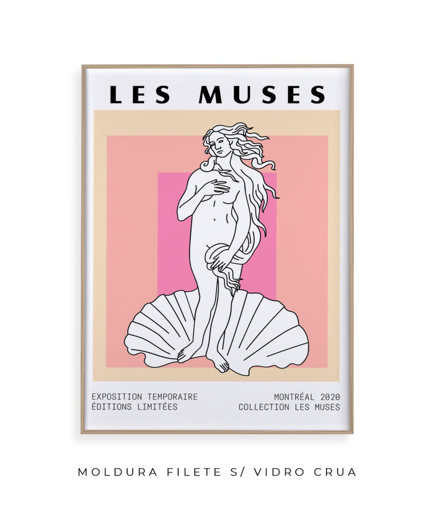 Les Muses- Deusa Grega e concha (rosa)