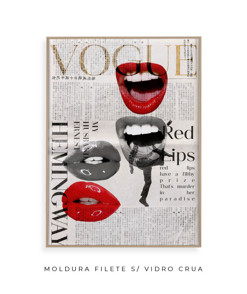 Vogue (red lips)