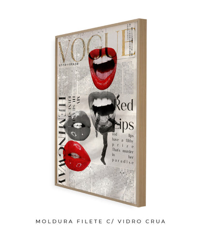 Vogue (red lips)