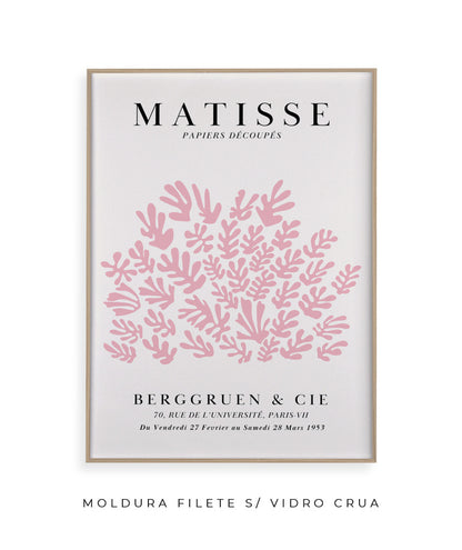 Matisse- Papier Découpés (rosa e off white)