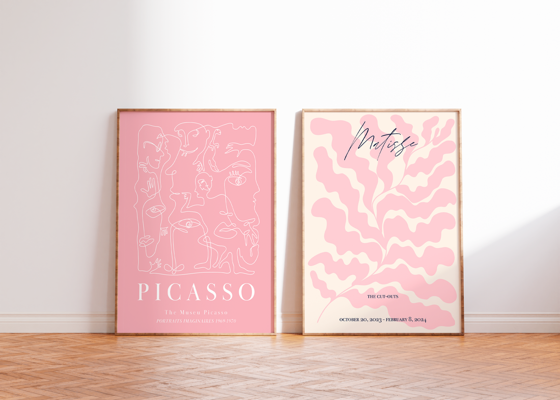 Dupla: Picasso e Matisse rosa