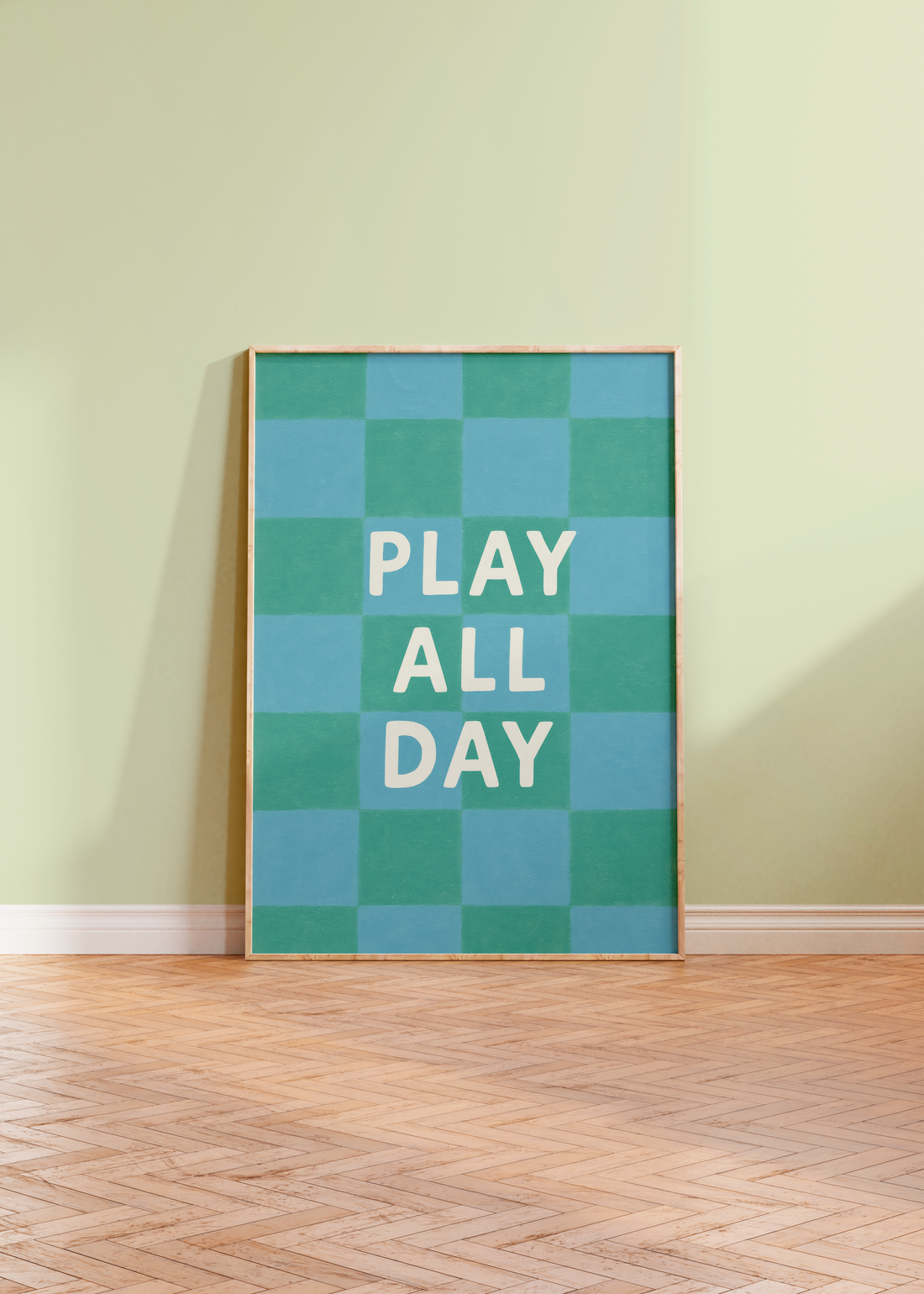 Play all day- Azul e verde (arquivo digital)