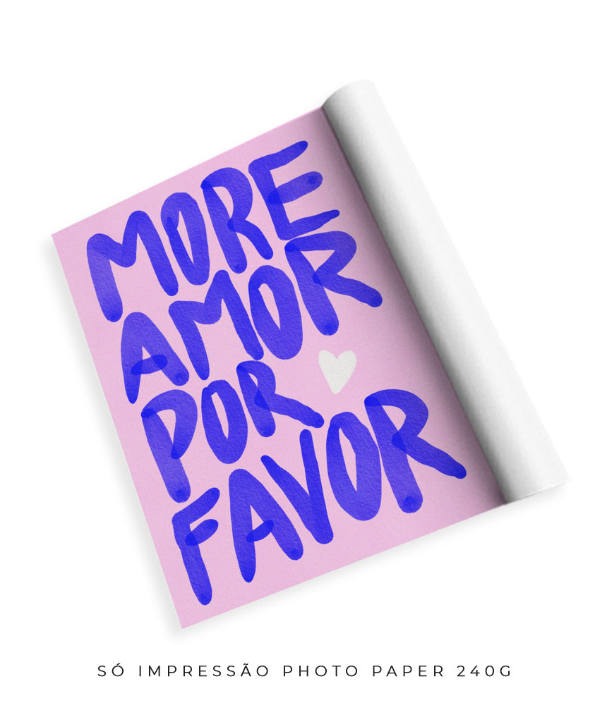 More amor por favor- azul