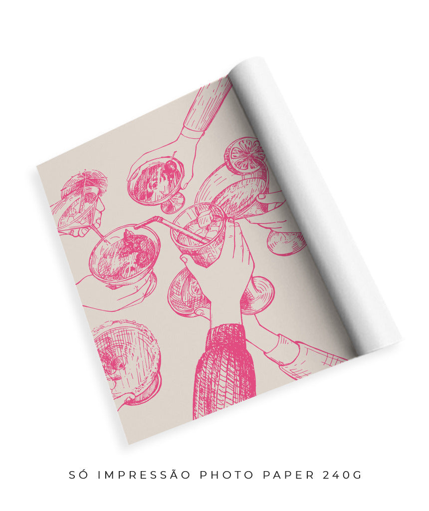 Pink Cheers (vertical)