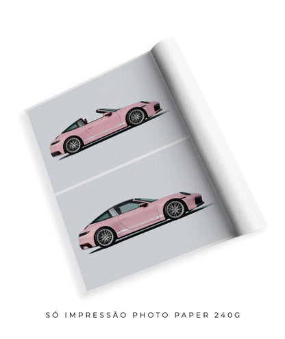 Pink porsche