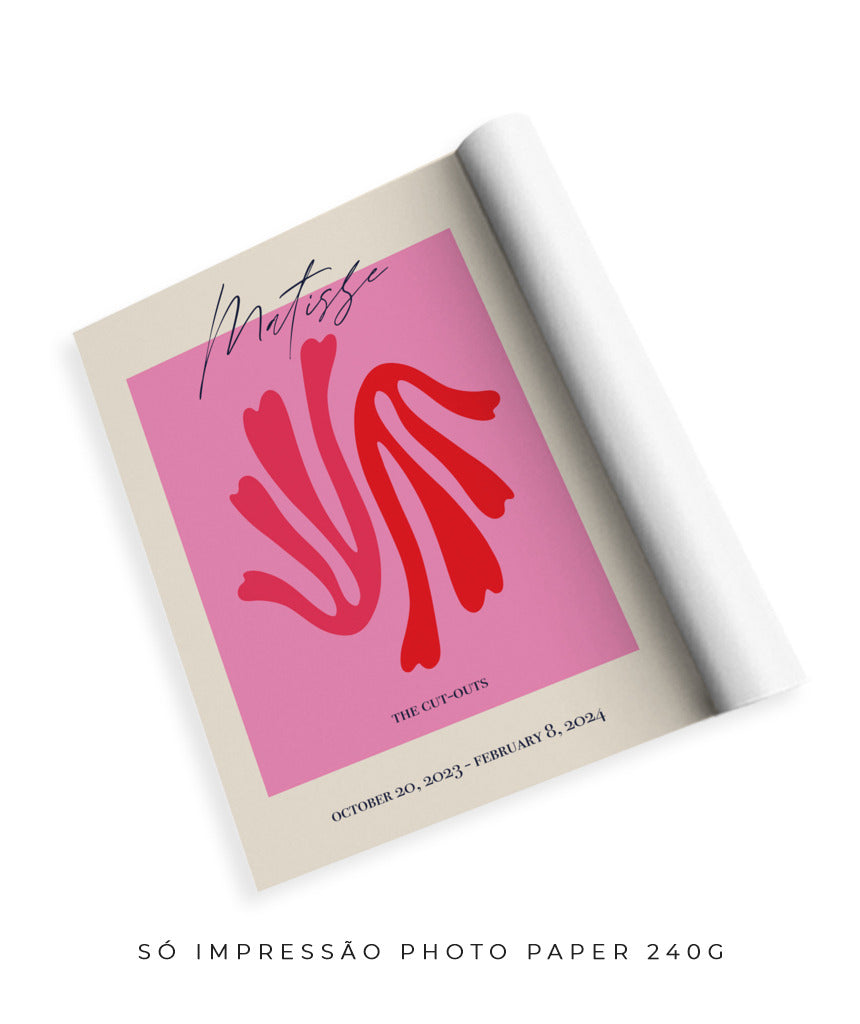 Matisse- The cut-outs (rosa e vermelho)