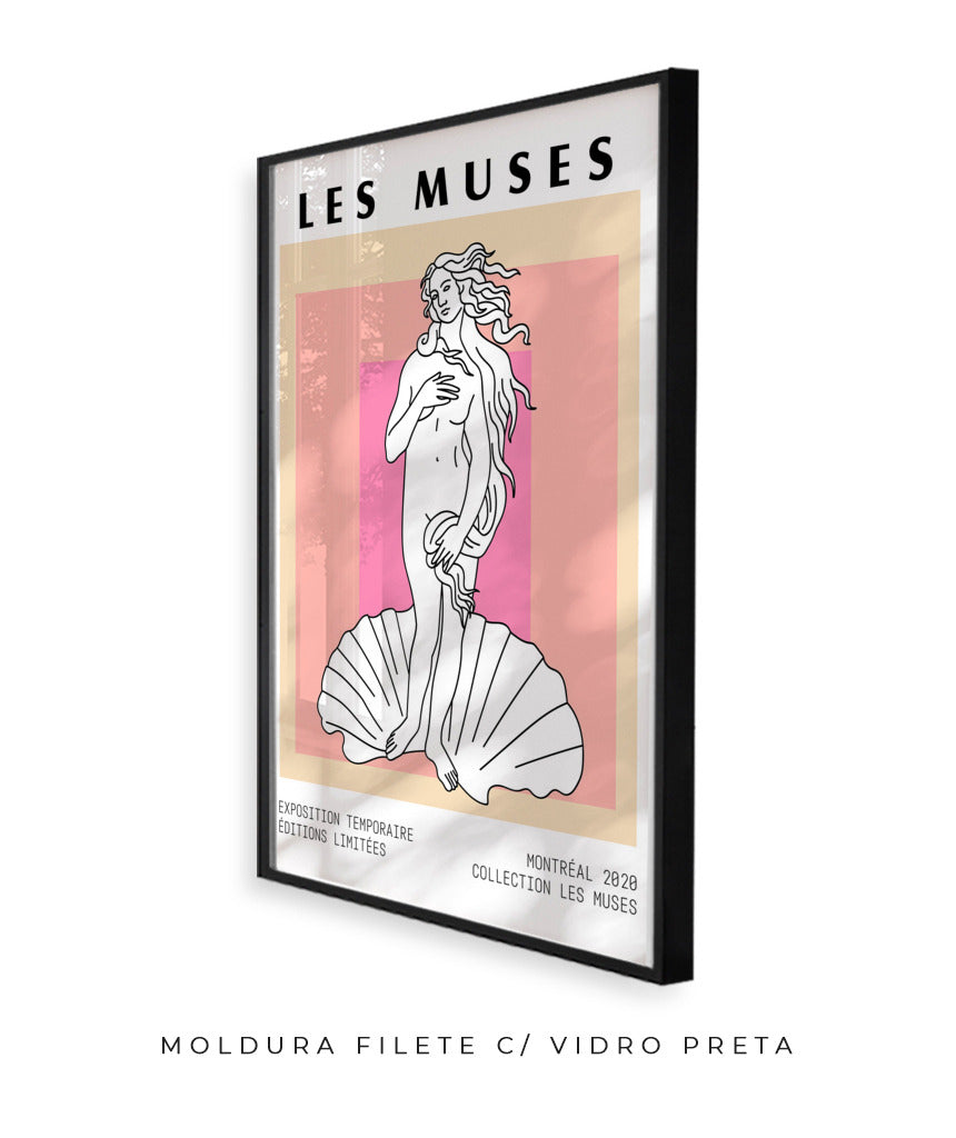 Les Muses- Deusa Grega e concha (rosa)