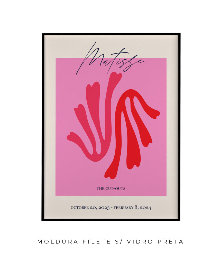 Matisse- The cut-outs (rosa e vermelho)
