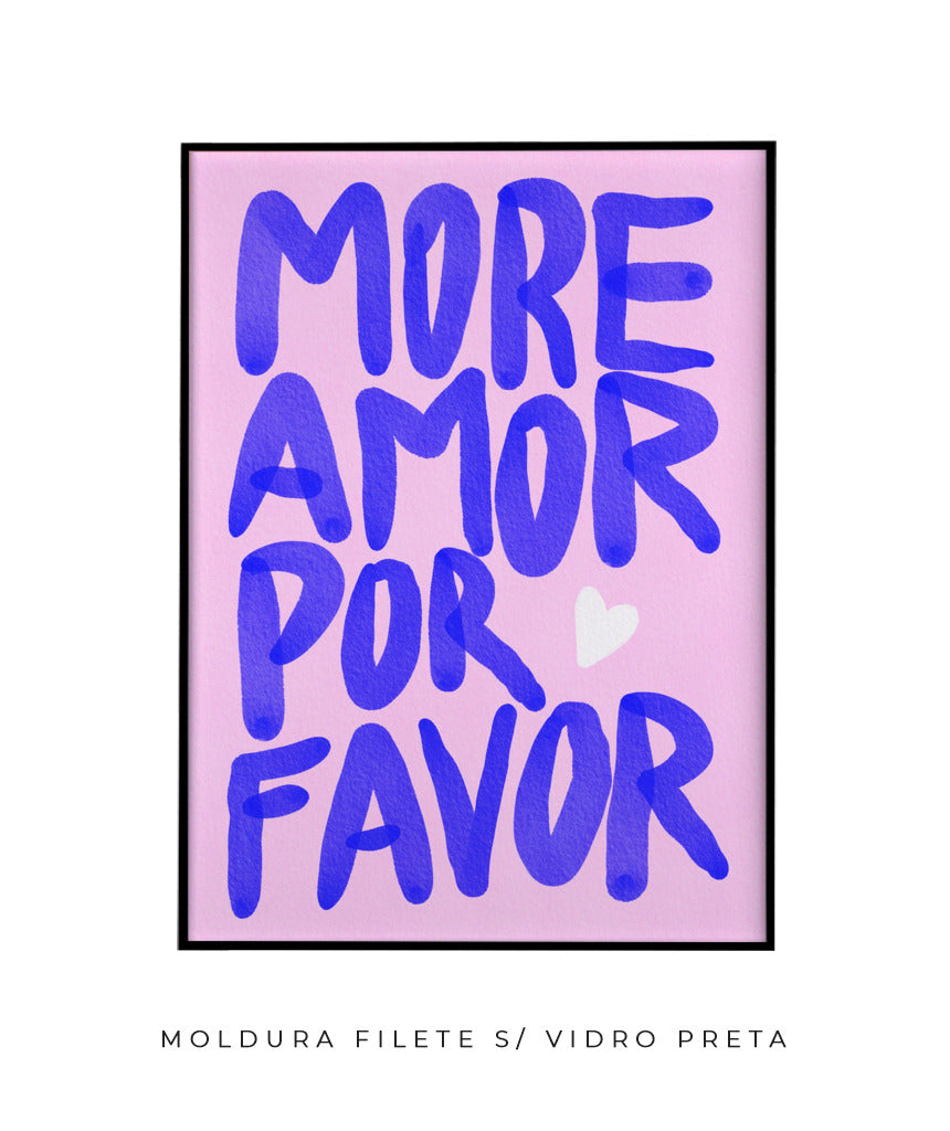 More amor por favor- azul
