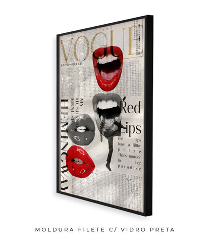Vogue (red lips)