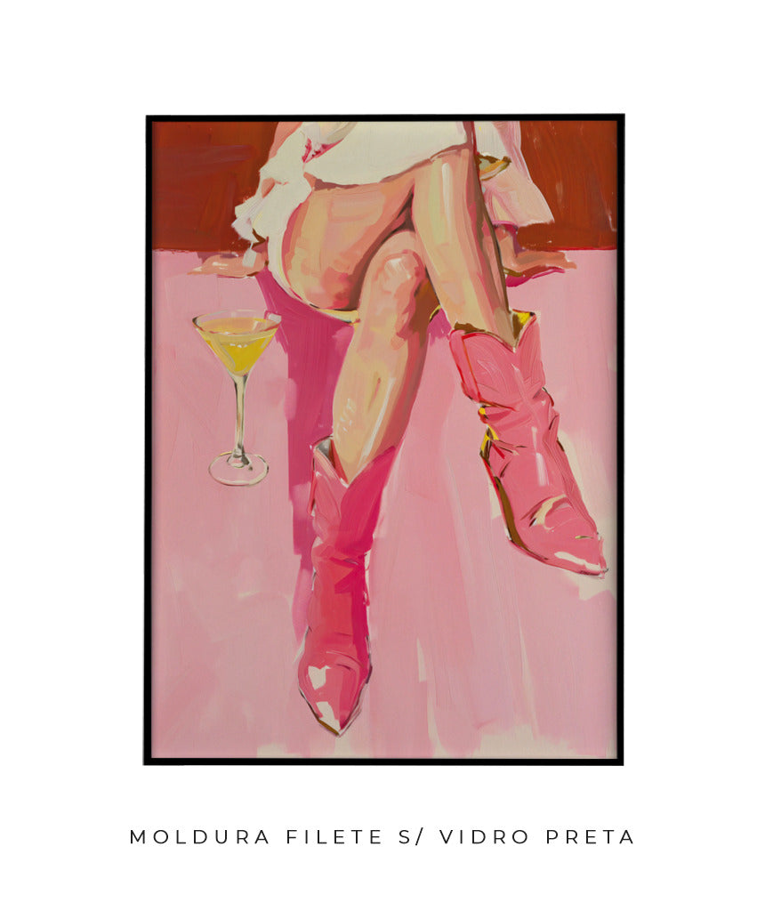 Pink boots &amp; Martini