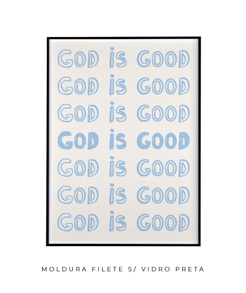 God is good (azul)