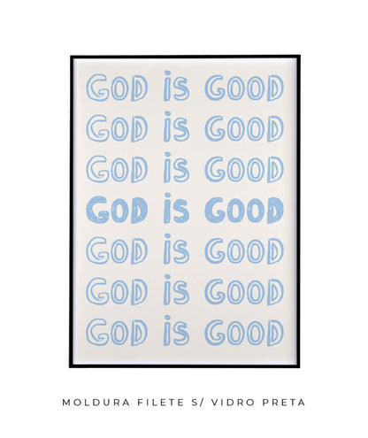 God is good (azul)