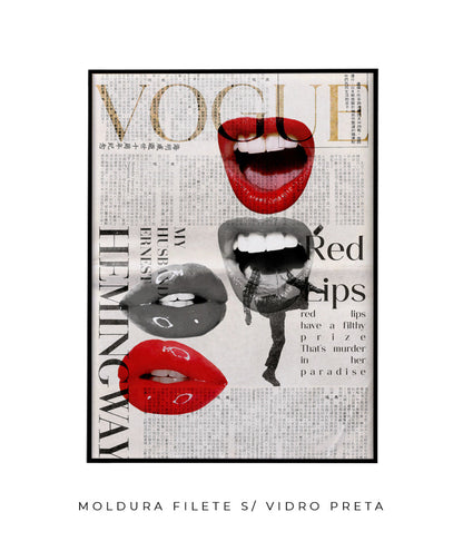 Vogue (red lips)
