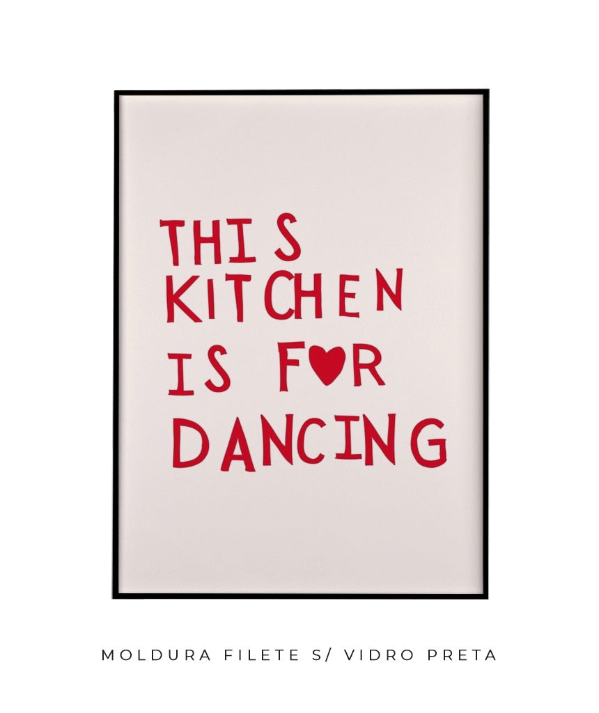 This kitchen is for dancing!
