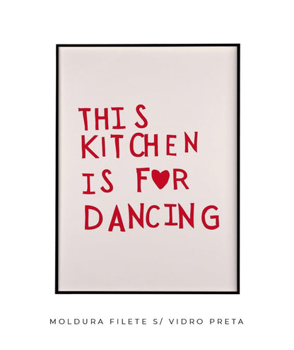 This kitchen is for dancing!