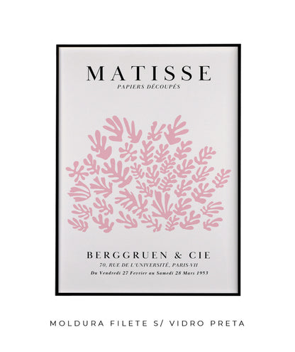 Matisse- Papier Découpés (rosa e off white)