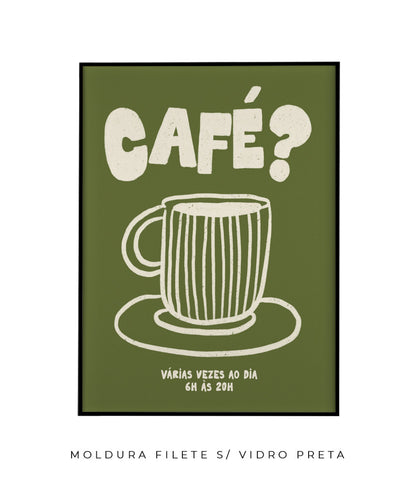 Café?- Verde e Off White