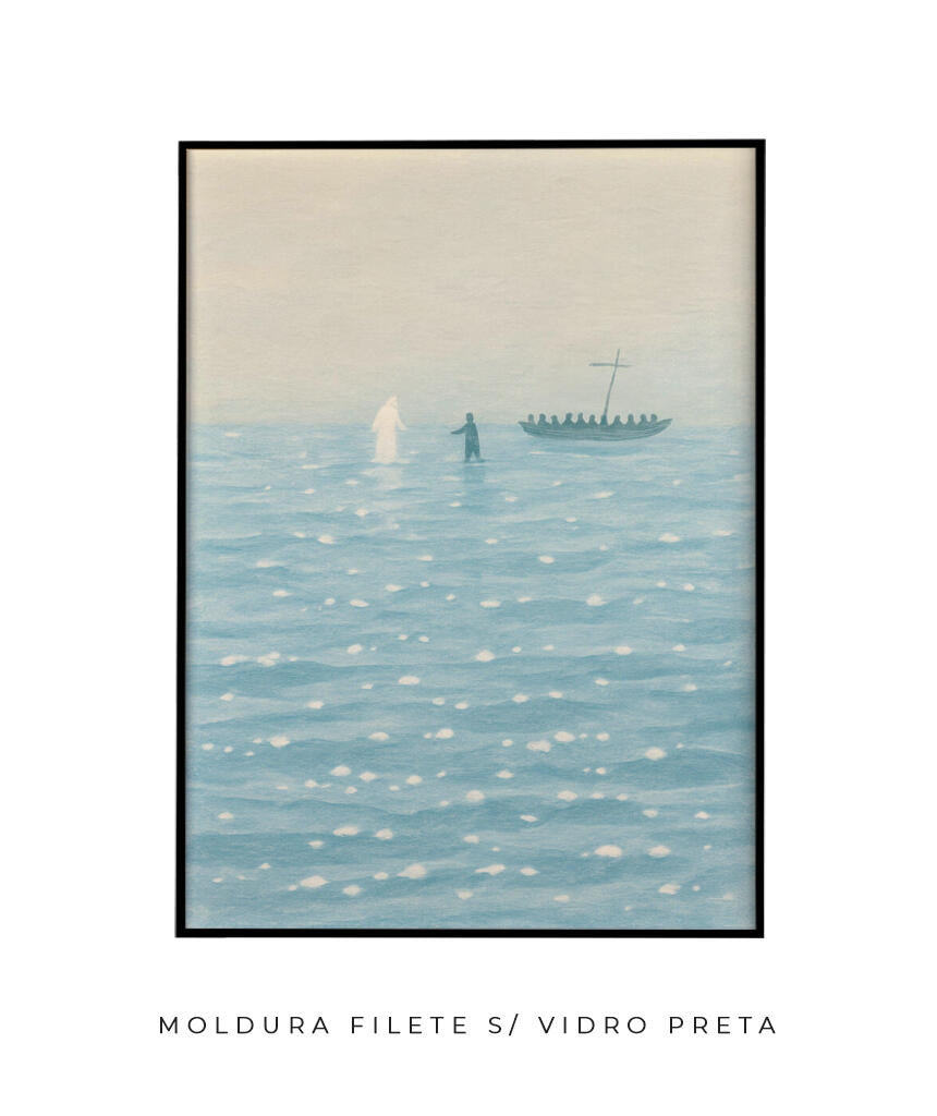 Jesus e Pedro andam sobre as águas (novo)