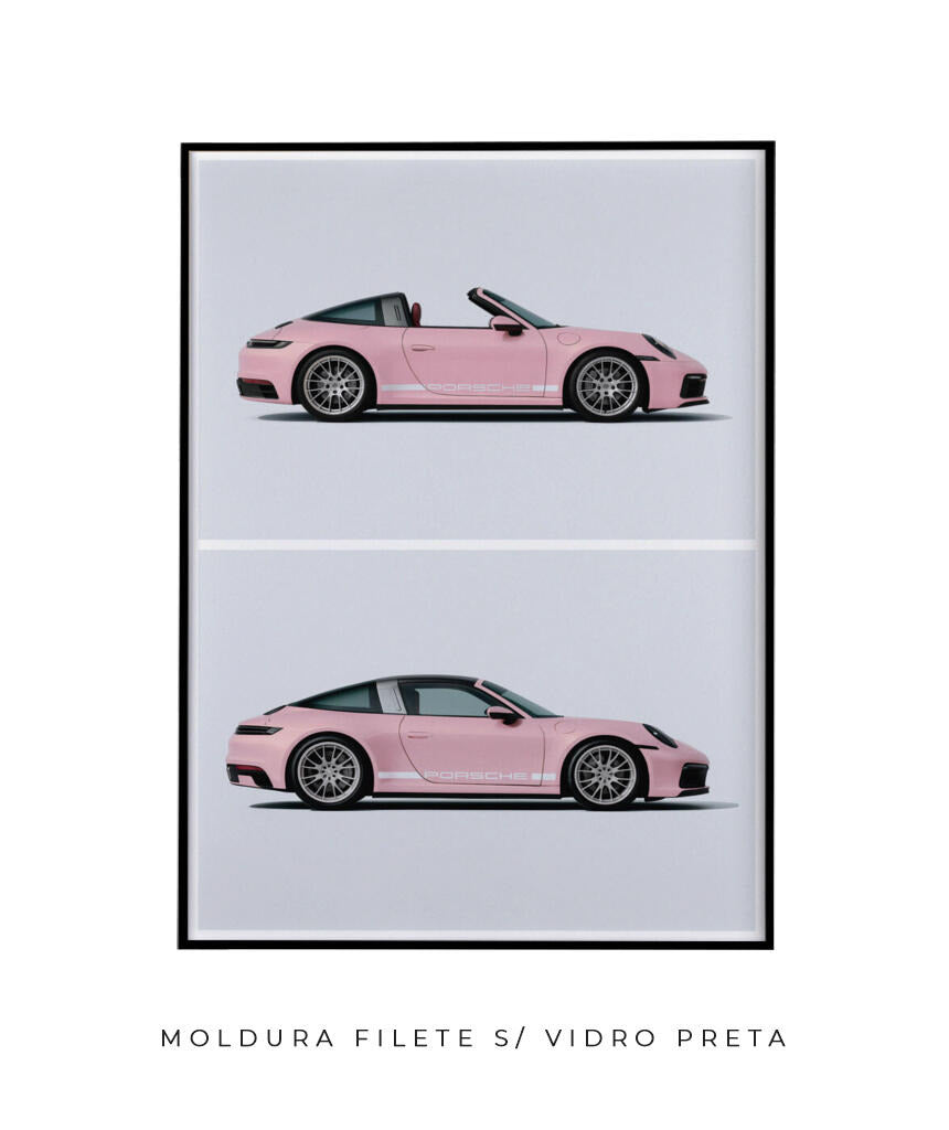 Pink porsche