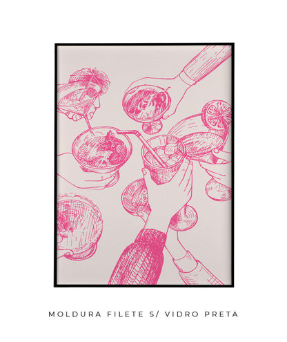 Pink Cheers (vertical)