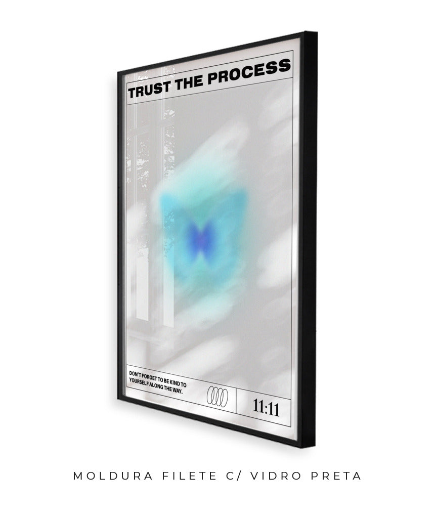 Trust the process (azul)