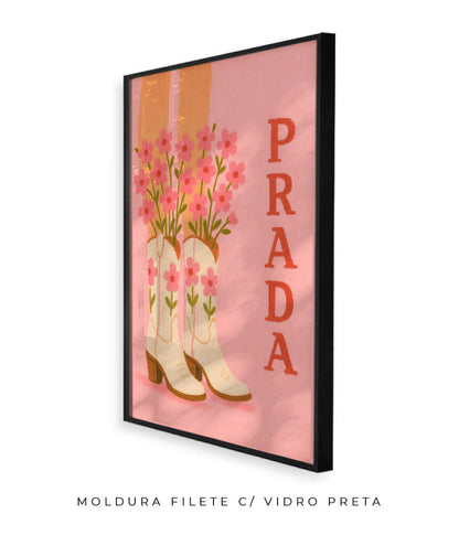 Prada- cowboy boots (rosa)