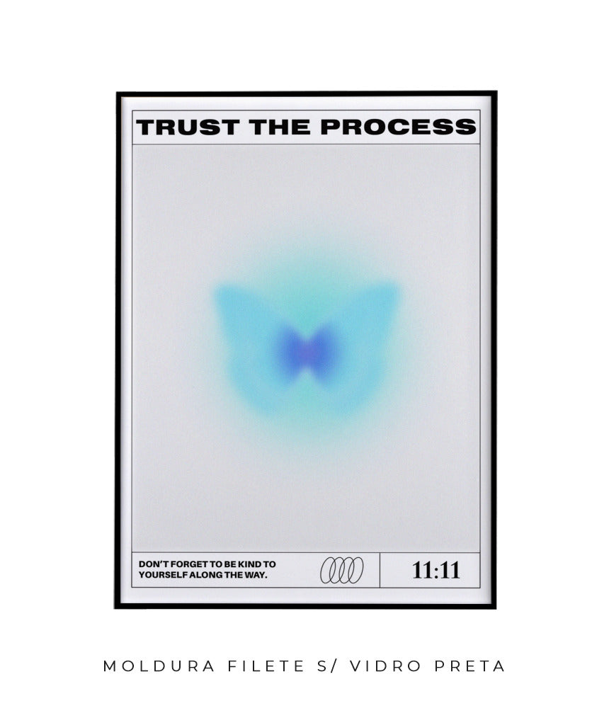 Trust the process (azul)