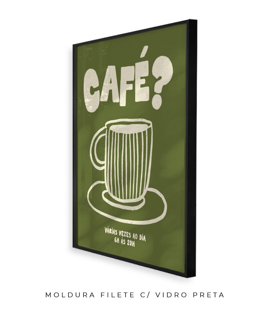 Café?- Verde e Off White