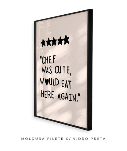 Chef was cute (preto)