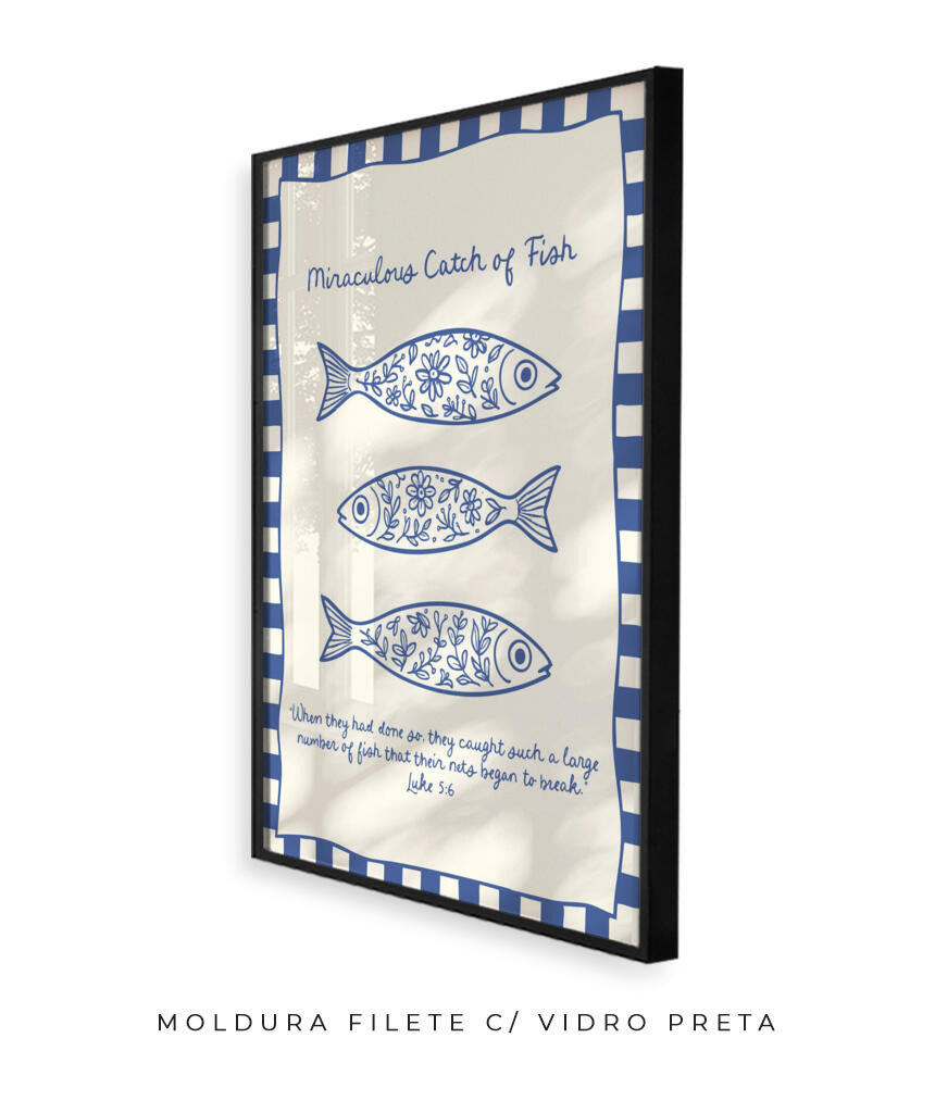O Milagre da pesca- Lucas 5:6