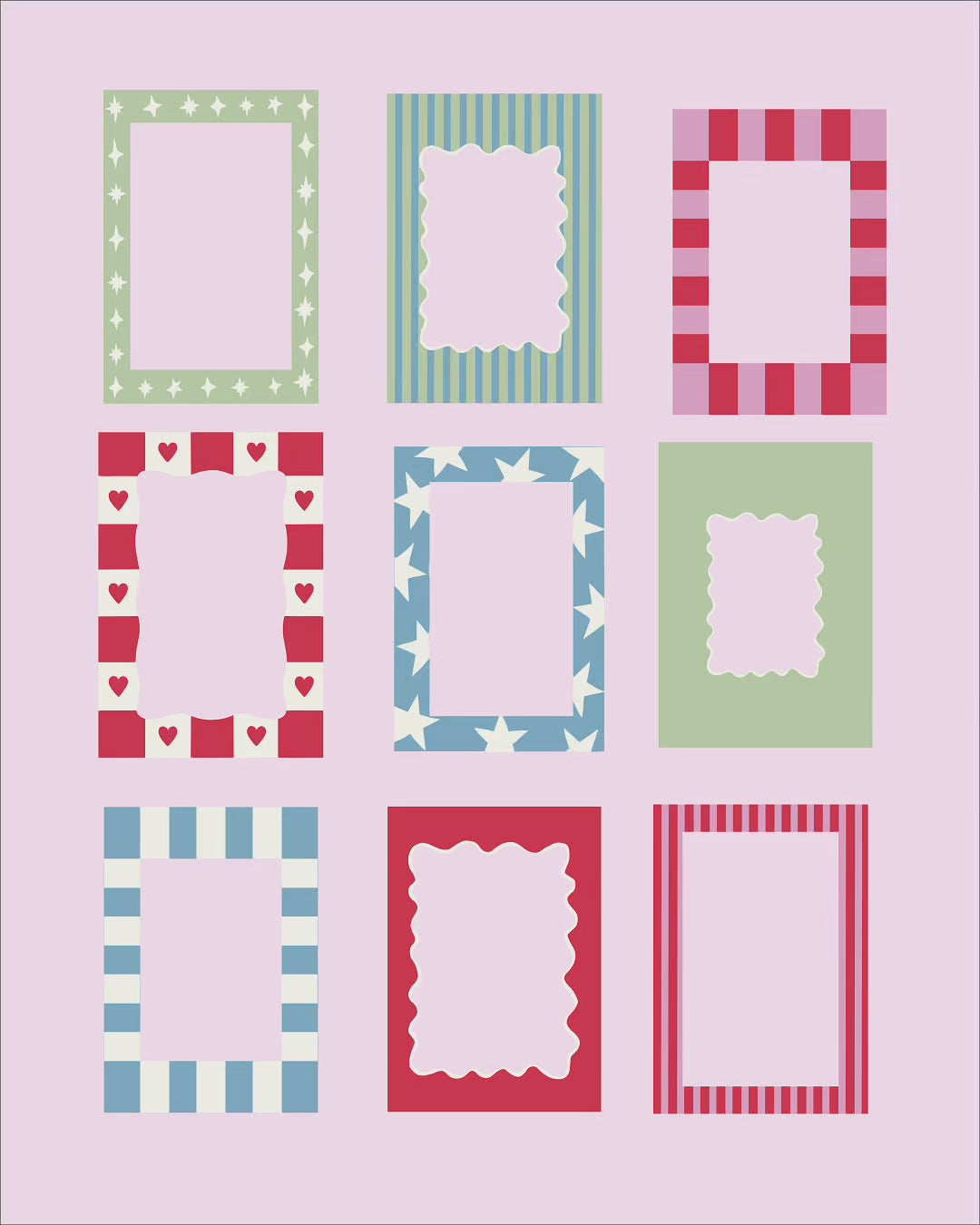 Conjunto Histórias- 6 quadros