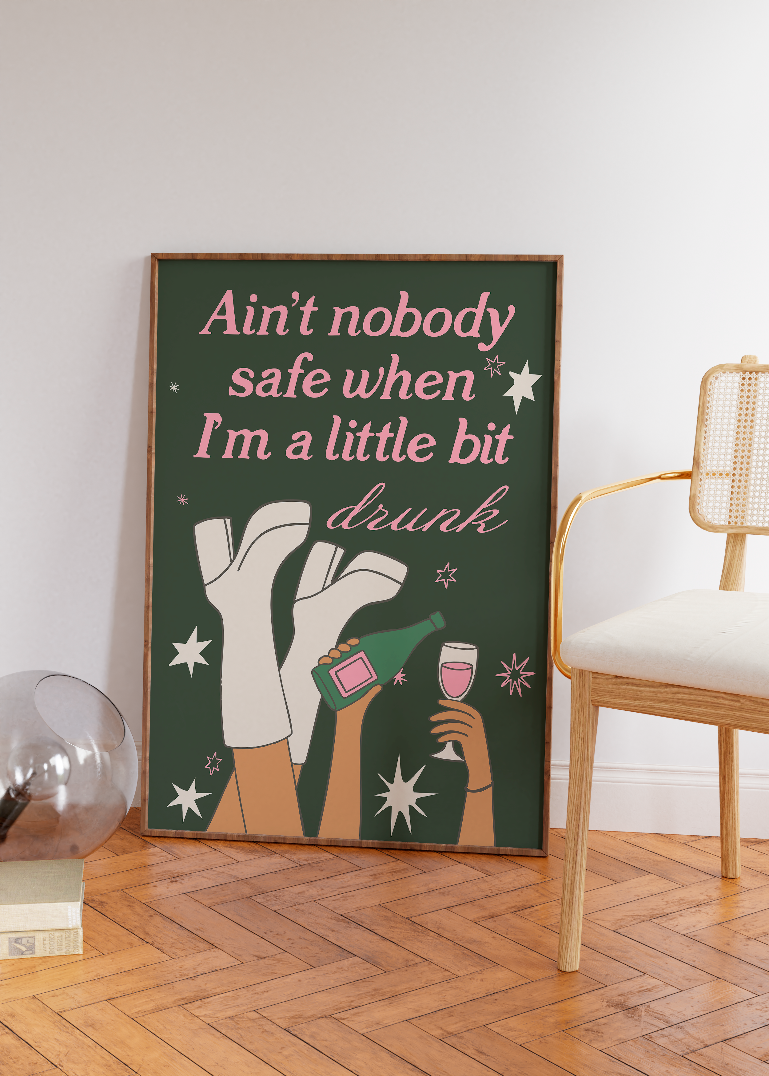 Ain't nobody safe when I'm a little bit drunk- Verde