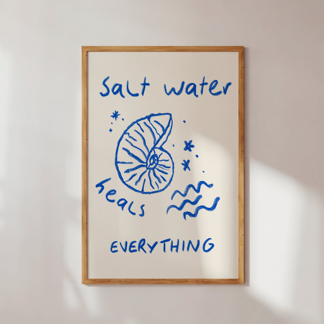 Salt Water heals everything!