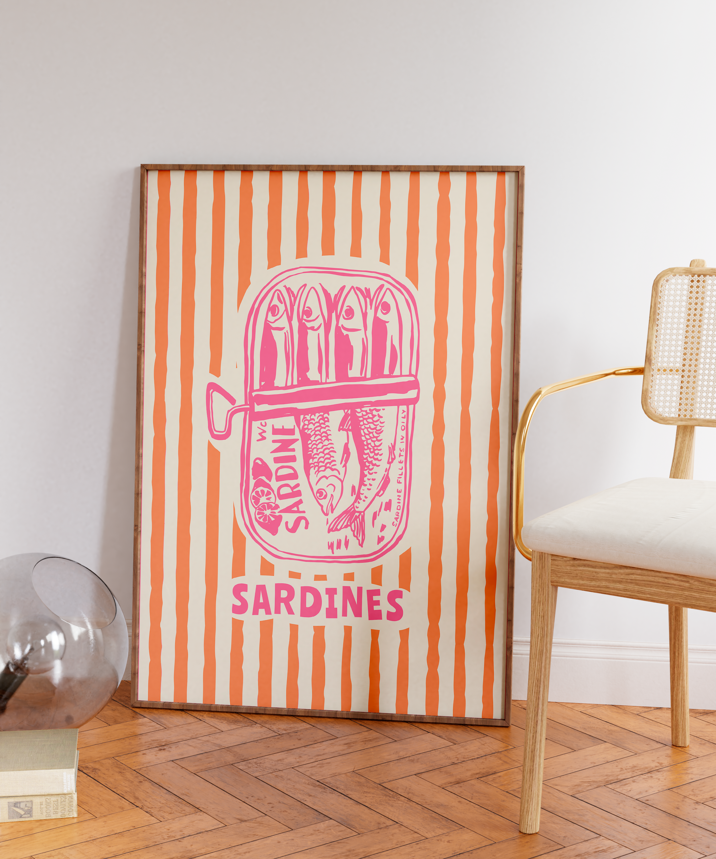 Quadro Decorativo Sardines