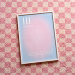 Quadro decorativo 111- Angel Numbers com moldura branco