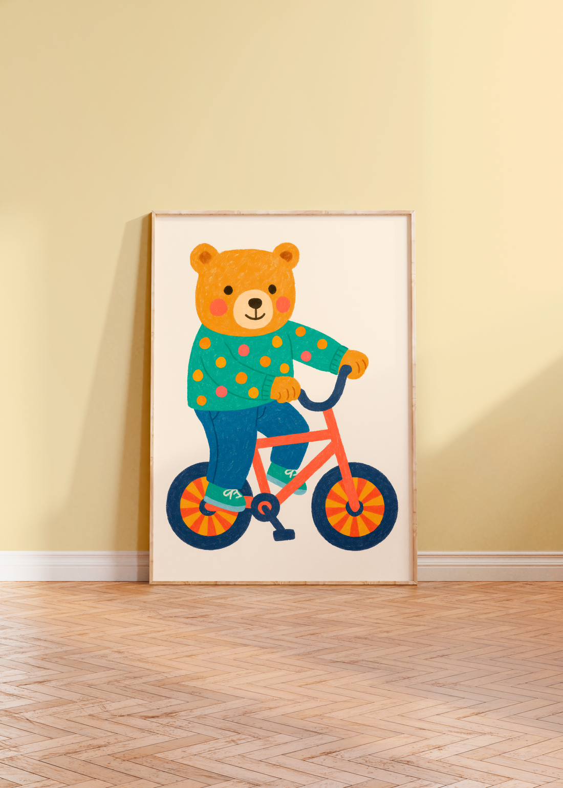 Urso bicicleta (arquivo digital)